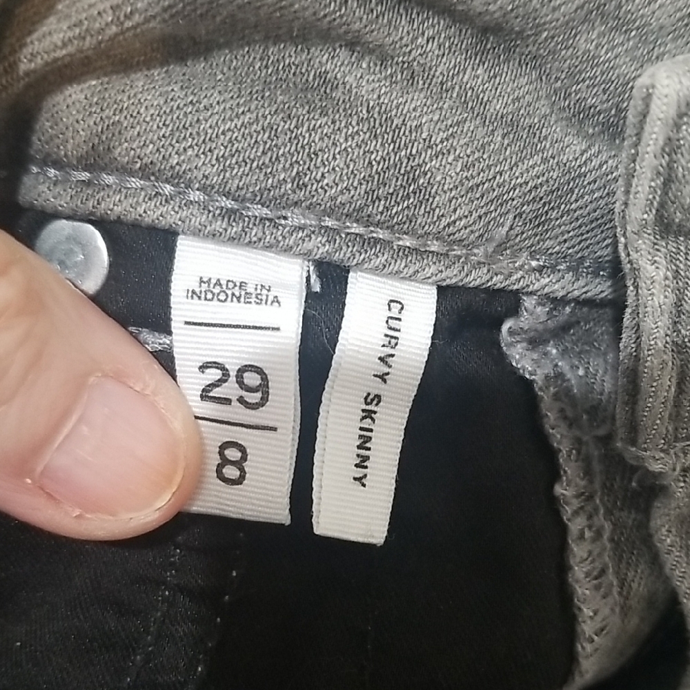 LOFT Gray Ankle & Cropped Women's Jeans - Picture 4 of 5